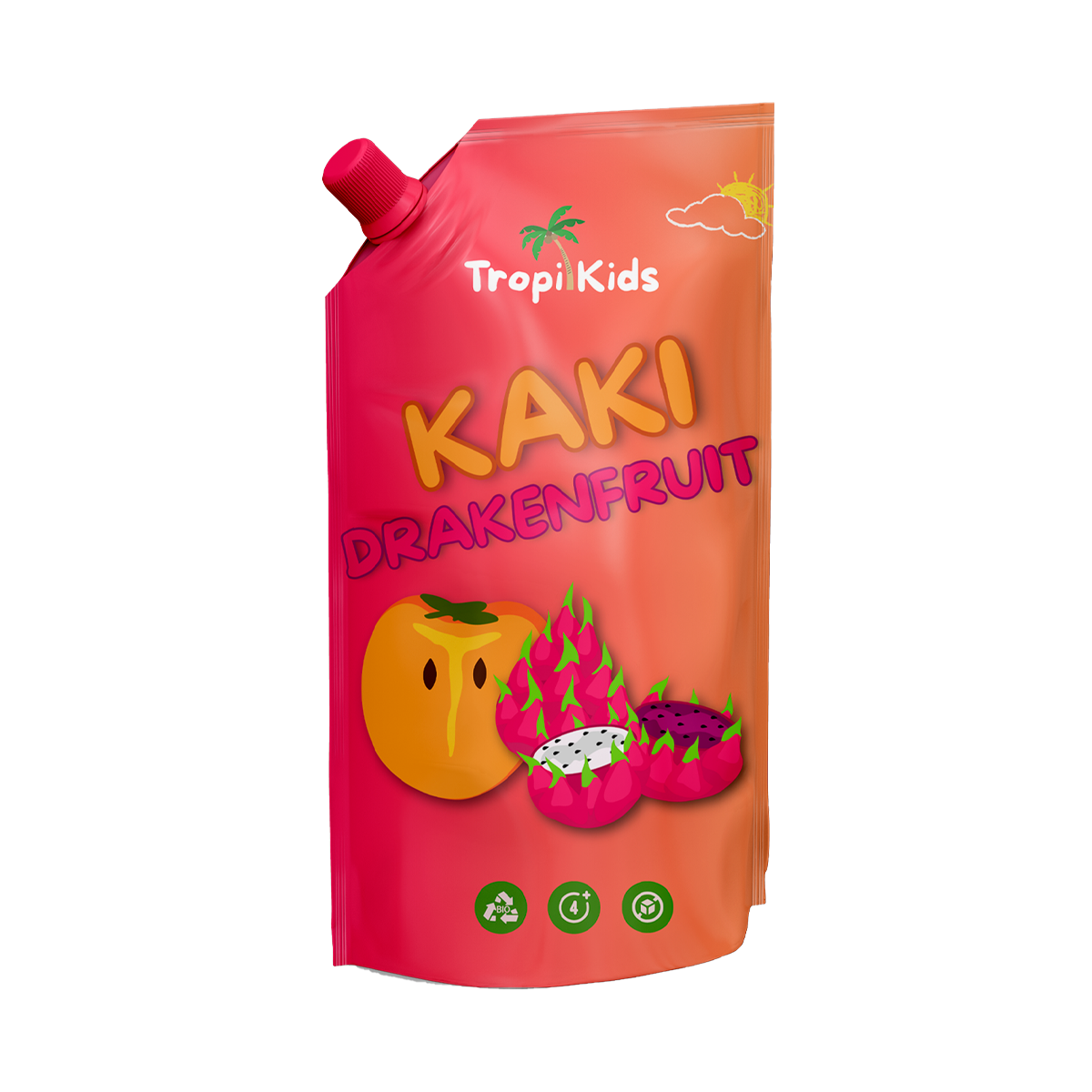 Dragon Fruit & Persimmon Organic Purée